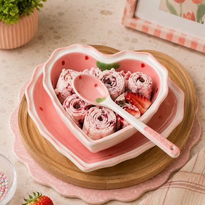 Heart Dessert Set