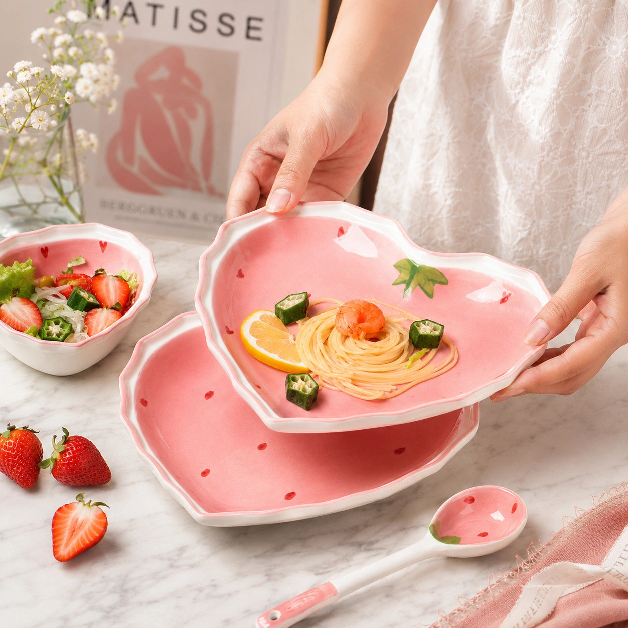 Heart Dessert Set